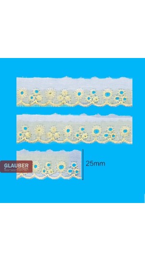 BORDADO CTL  2.5CM BEIRADA COR