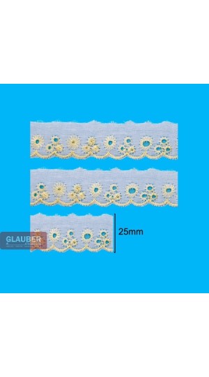 BORDADO CTL  2.5CM BEIRADA COR