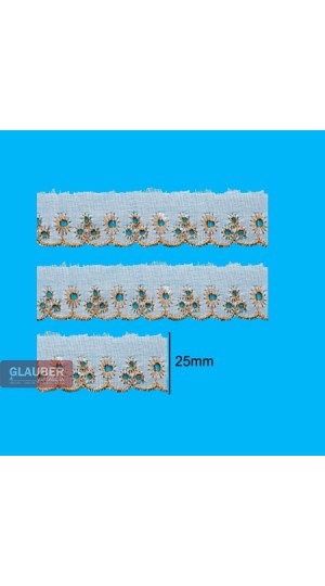 BORDADO CTL  2.5CM BEIRADA COR