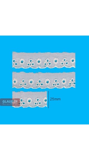 BORDADO CTL  2.5CM BEIRADA COR