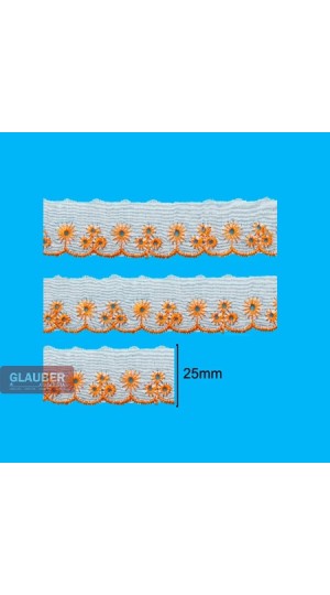 BORDADO CTL  2.5CM BEIRADA COR