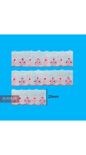 BORDADO CTL  2.5CM BEIRADA COR