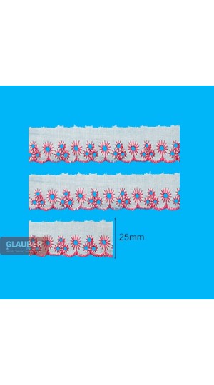 BORDADO CTL  2.5CM BEIRADA COR