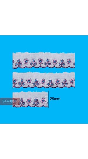 BORDADO CTL  2.5CM BEIRADA COR