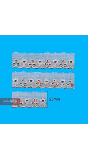 BORDADO CTL  2.5CM BEIRADA COR