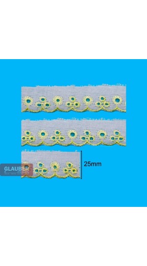 BORDADO CTL  2.5CM BEIRADA COR