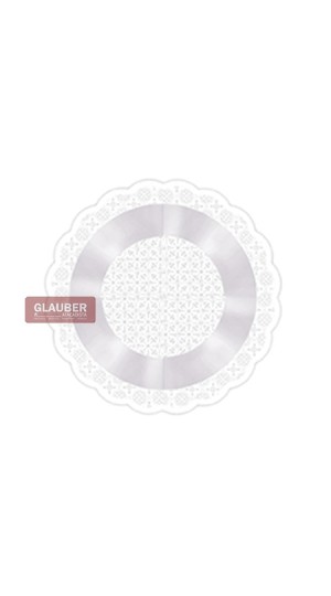 PAPEL POLI.REDONDO DEC./BORDADO 48CM PT/50*