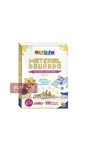 MATERIAL DOURADO C/LIVRO DE ATIVIDADES E EXERCICIOS