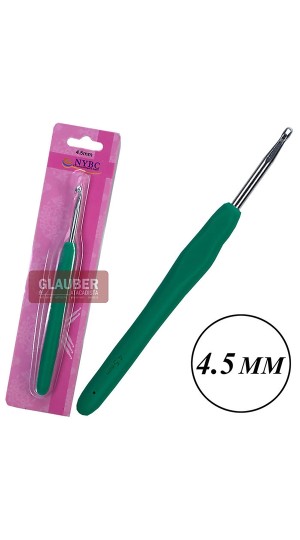 AGULHA BARBANTE C/CB. BORRACHA TERMO. Nº4,5 PT/04