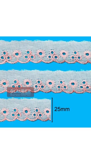 BORDADO CTL  2.5CM BEIRADA COR
