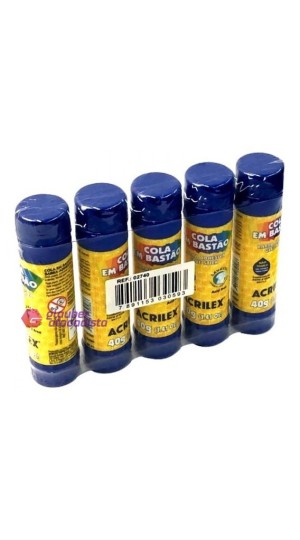 COLA BASTÃO 40G ACRILEX CX/05