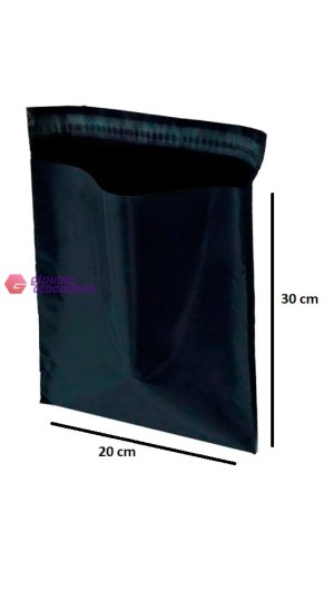 ENVELOPE SEGURANCA PRETO 20X30+4 PT/50