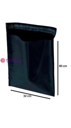 ENVELOPE SEGURANCA PRETO 32X40+4 PT/50