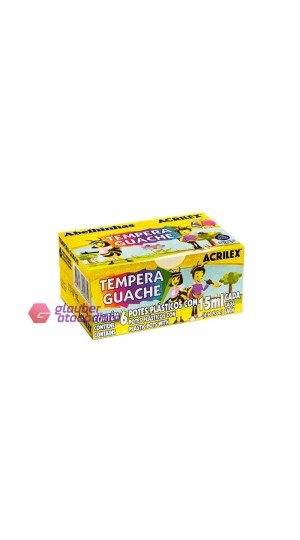 TINTA GUACHE CONJ/06 AC*