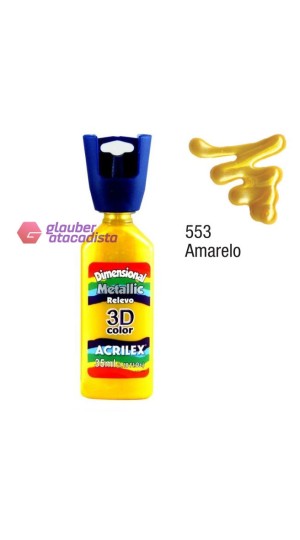 TINTA DIMENSIONAL METÁLICA