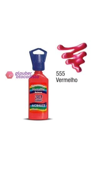 TINTA DIMENSIONAL METÁLICA