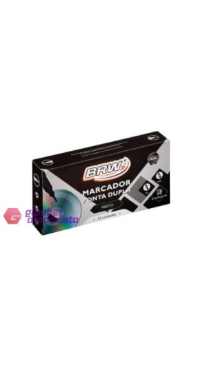 CANETA P/CD-RETRO PONTA DUPLA CX/12