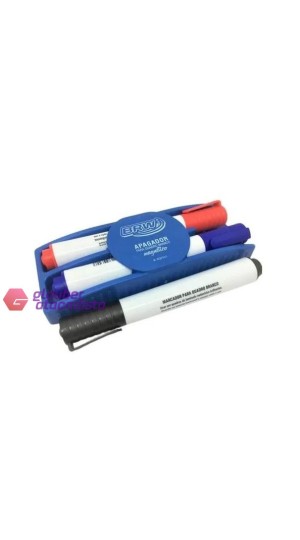 PINCEL QUADRO. BCO CONJ/03+APAGADOR MAGNETICO AG0103