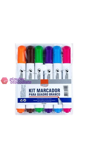 PINCEL QUADRO. BCO CONJ/06CORES CA3000