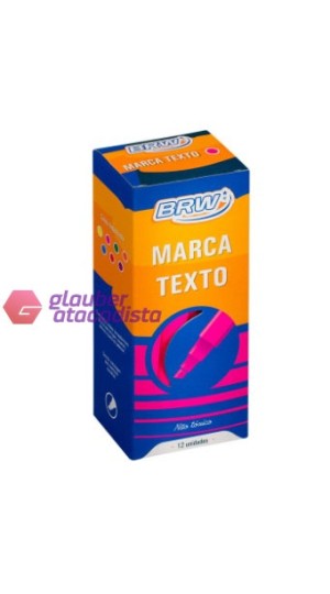CANETA MARCA TEXTO CX/12 BRW