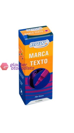 CANETA MARCA TEXTO CX/12 BRW