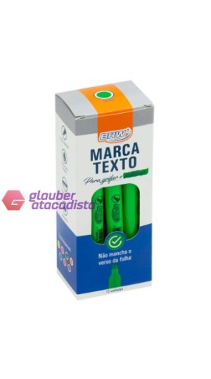 CANETA MARCA TEXTO CX/12 BRW