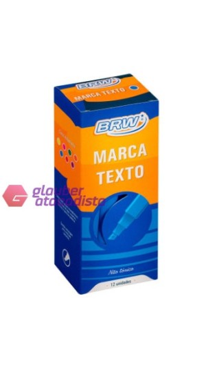 CANETA MARCA TEXTO CX/12 BRW