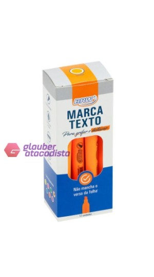 CANETA MARCA TEXTO CX/12 BRW