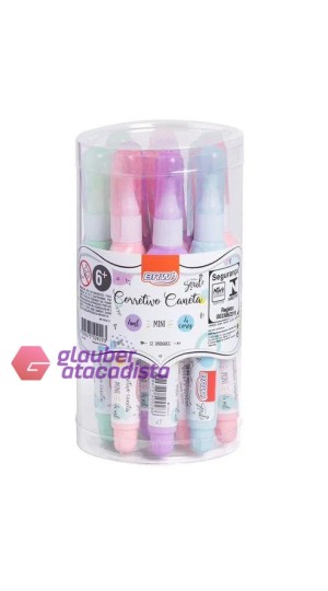 CANETA CORRETIVA MINI 4ML POT/12 CR0412