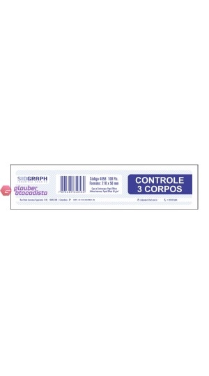 BLOCO CONTROLE 3 CORPOS PT/10