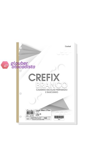 BLOCO FICHARIO BRANCO 96FLS