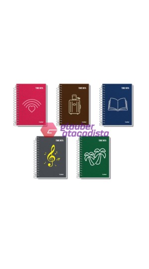 CADERNETA ESP. 1/8 96FLS PT/10 CREDEAL