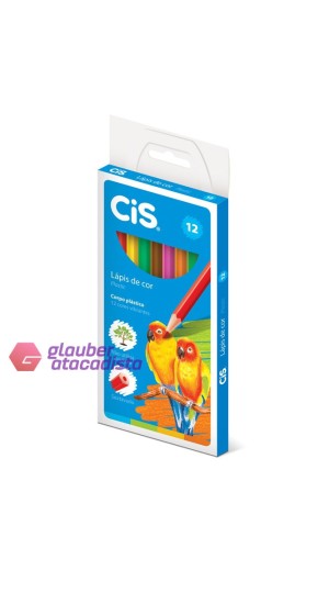 LÁPIS 12 CORES LONGO PT/12 CIS