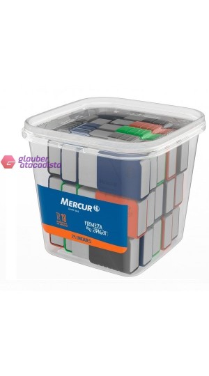 BORRACHA PLAST. BCA      POT/24 MERCUR