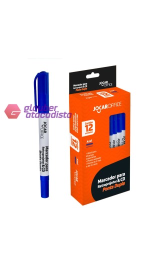 CANETA P/CD-RETRO P.DUPLA CX/12 JOCAR