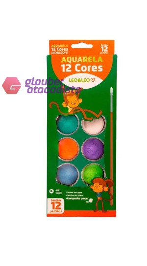 AQUARELA EST/12 COR. - LEO