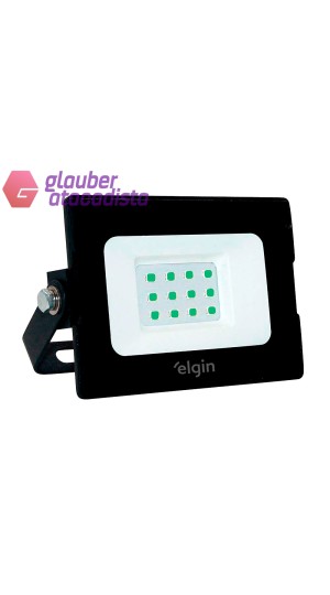 PROJETOR LED 10W 6500K PRETO