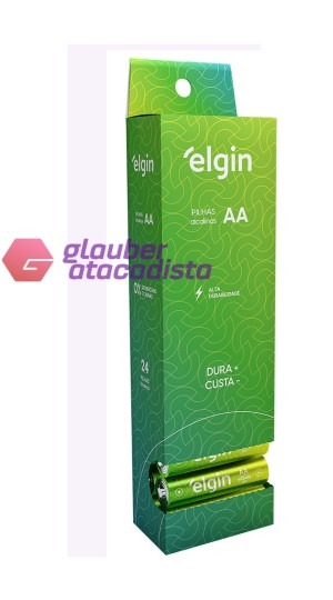 PILHA ALCALINA AA PEQUENO TB/24 (2X12) ELGIN