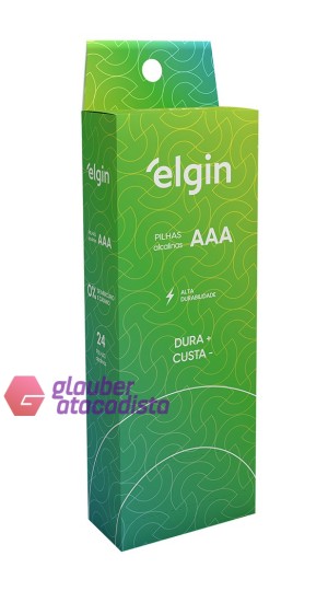 PILHA ALCALINA AAA PALITO TB/24 (2X12) ELGIN