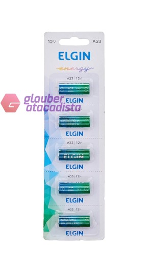 PILHA ALCALINA 12V. A23 CT/05 ELGIN
