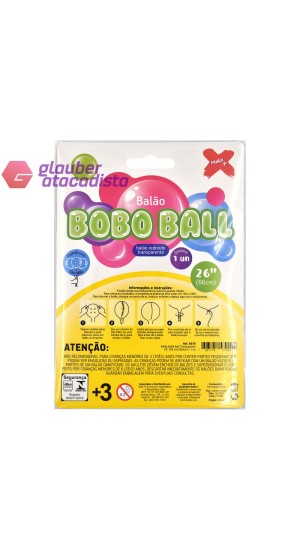 BALÃO REDONDO TRANSPARENTE PT/01 26