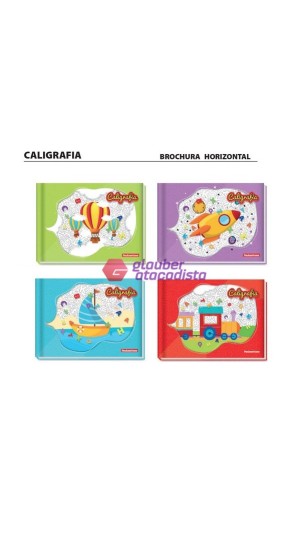 CADERNO DE CALIGRAFIA 1/4 BROCHURA 48 FOLHAS PT/10