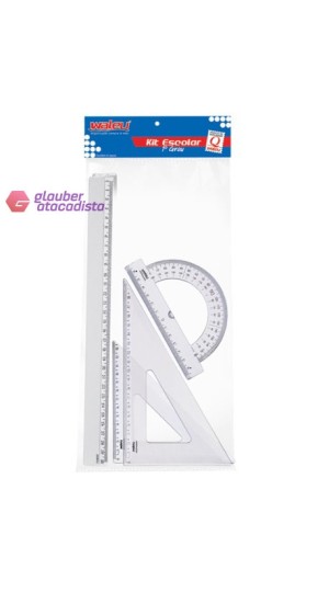 REGUA KIT ESCOLAR 1ºGRAU CONJ/04 WALEU