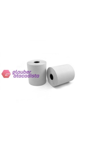BOBINA BRANCA 1 VIA 57 MM X 30 METROS CX/30