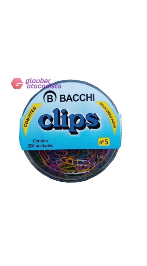 CLIPS METAL N 5 MINI COLORIDO PT/05X200