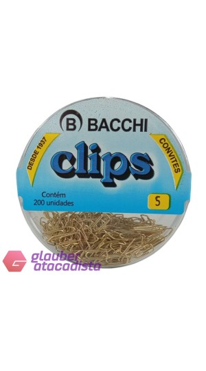 CLIPS METAL N 5 MINI DOURADO PT/05X200