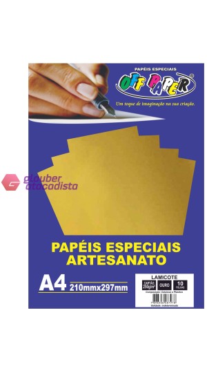 PAPEL LAMICOTE A4 PT/10F
