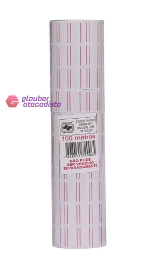 ETIQUETA PREÇO - PICO VERM.  PT/10