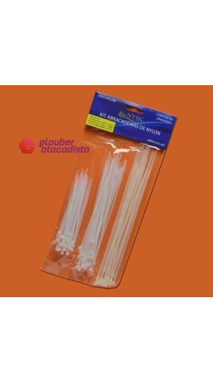 ABRAÇADEIRA KIT 3 TAMANHOS PT/80