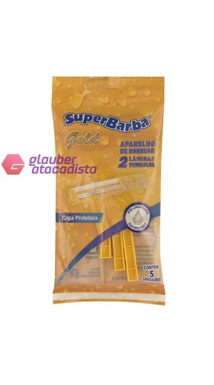 APARELHO SUPERBARBA GOLD CT/05